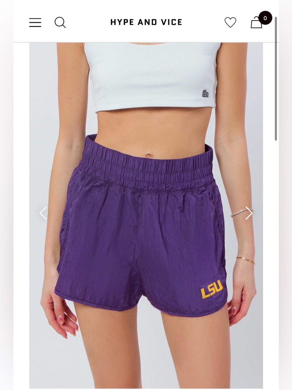 Hype and Vice LSU shorts Louisiana state NTW